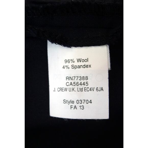 J.CREW Eaton Boy Italian Tollegno 1900 Stretch Wool Cropped Trouser Pants 6 $130 - Picture 8 of 8